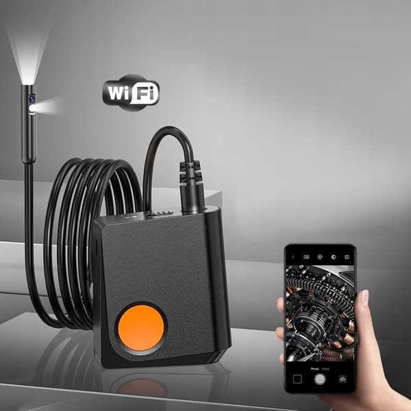 ENDOSKOOPIN TARKASTUSKAMERA 5,5mm WiFi DUO puhelinsovellus IP67 LED 5m