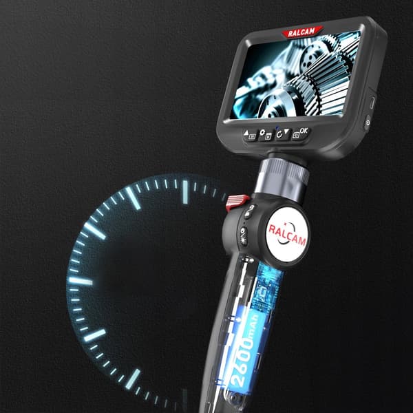 Tarkastuskamera BORESCOPIC Ralcam H408B ENDOSKOOPPI 8mm LED FULL HD + TOLLBOX