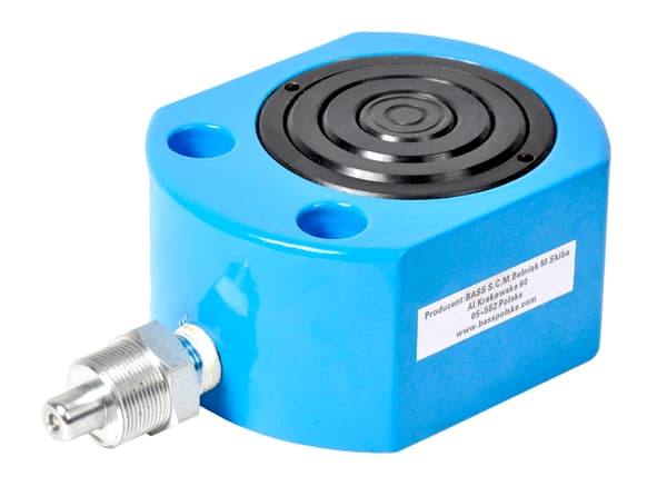Hydraulikcylinder 100 T, flad cylinder, 3 stempler