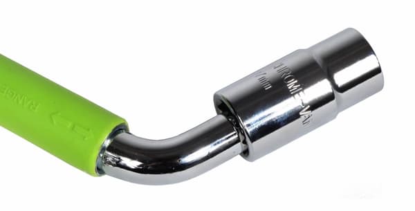 Nøgle til L-type hjul, 17, 19, 21, 22 mm + fatninger