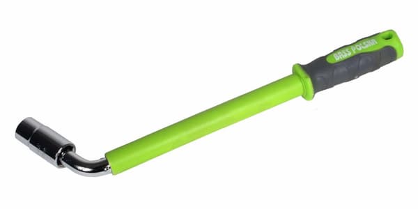 Nøgle til L-type hjul, 17, 19, 21, 22 mm + fatninger