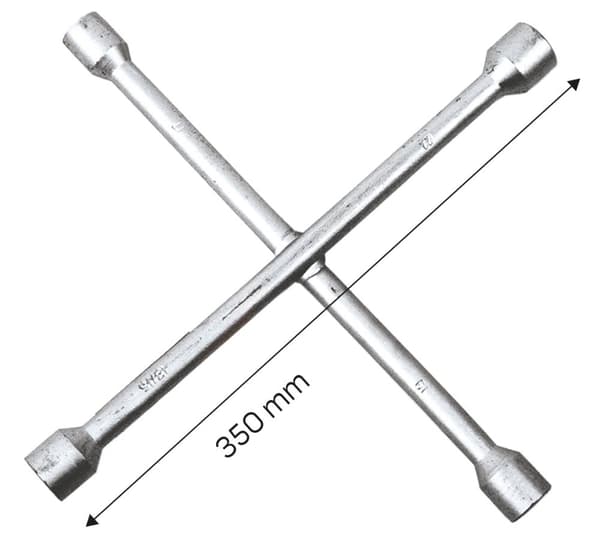 Stjernenøgle, 17 x 19 x 22 mm, 13, 16"