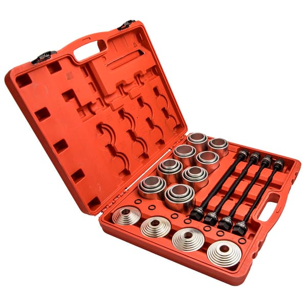 Universal Press Pull Sleeve Kit, 28 Stykker, Kompatibel med Biler og Lettere Lastbiler, Holdbar Konstruktion