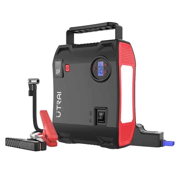 UTRAI Jump Starter, 2000A Huippuvirta, 150 PSI Renkaan Täyttölaite,Jstar 5