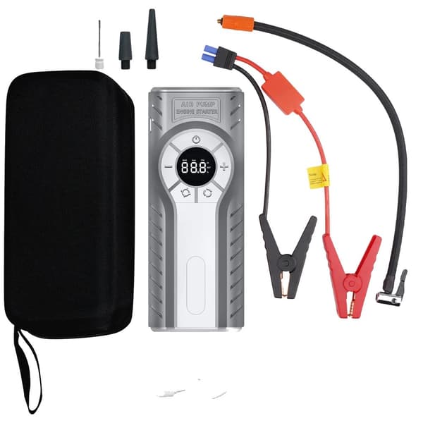 Auton käynnistysakku, 2500A huippuvirta, 22000mAh akku,2500A 22000mAh