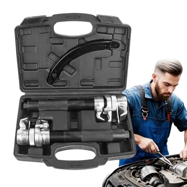 Auton jousipuristin, turvalliset puristimet mukana, ergonominen muotoilu, sopii ammattilaisille