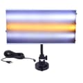 Miniatyrbild 1 av 2: PDR-lampa, konstruktion i aluminiumlegering, tre LED-ljuskällor,Aluminiumlegeringslampa