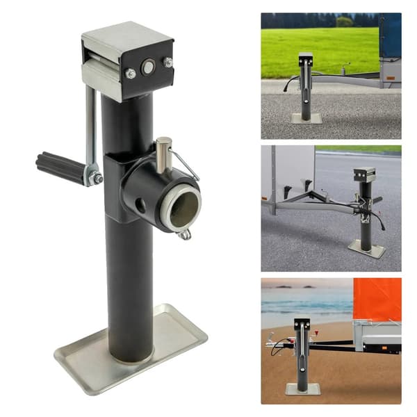 Heavy-Duty Trailer Jack, 10,23 tommer løft, Q235 stålramme