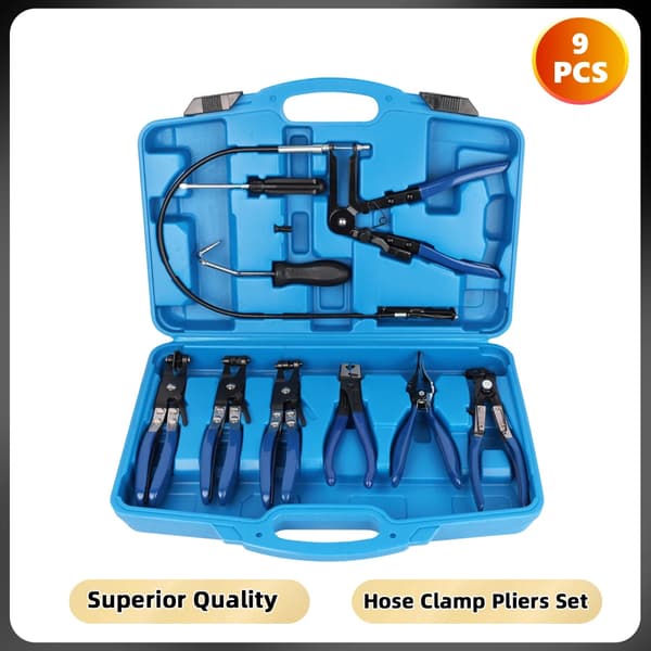 Pants Clamp Tænger Sæt, Lang Rækkevidde, Fleksibel Tråd,9PCs