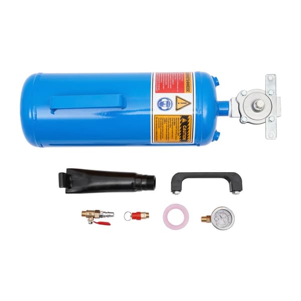 Däckpump, 8L kapacitet, 0,6-0,8 Mpa driftstryka,Blå