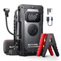 Miniatyrbillede 2 af 2: Bærbar Bil Jump Starter, Spidsstrøm, Integreret Luftkompressor,4000A
