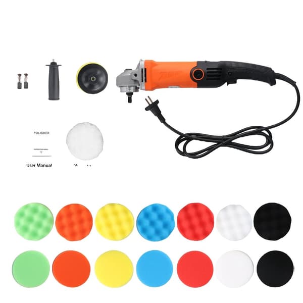 Hikity Rotationspolerare, 1200W Motor, 8800 RPM Hastighet, Avtagbart Handtag