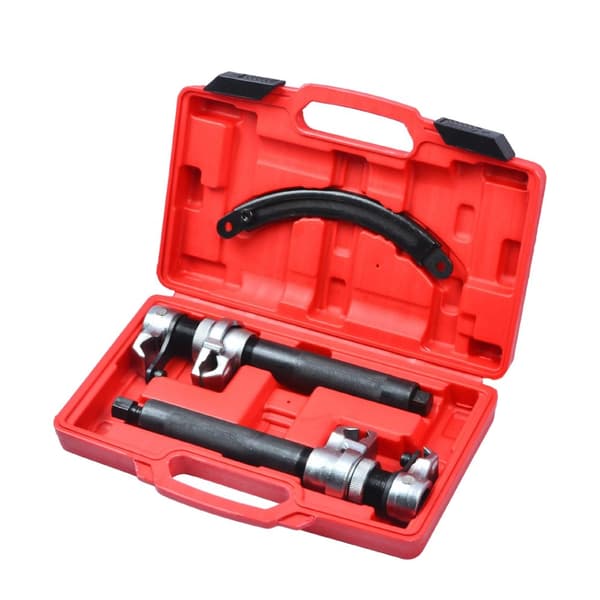 Coil Spring Compressor Værktøj, Heavy Duty Kulstofstål, Bred Kæbe Kapacitet 23mm-280mm, 1200kg Maksimal Belastning