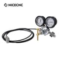 Miniatyrbild 2 av 2: Nitrogenregulator chockfyllningskit, upp till 6000 PSI, kompatibelt med ATV/UTV,svart