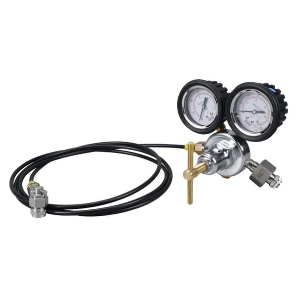 Nitrogenregulator chockfyllningskit, upp till 6000 PSI, kompatibelt med ATV/UTV,svart