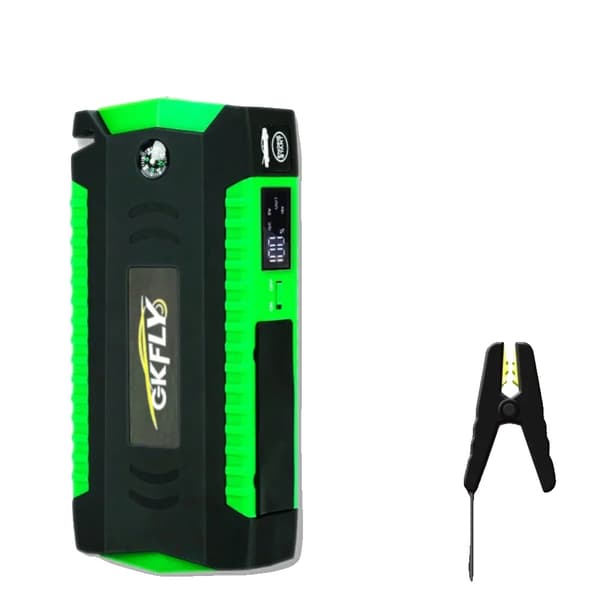 Bilstartare, 16000mAh kapacitet, USB-laddning,Grön 18000mAh
