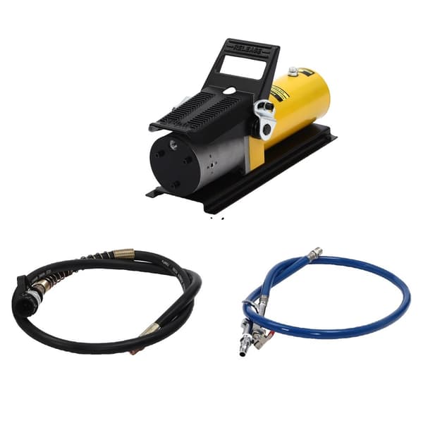 Ilma-hydraulinen pumppu, 10000 PSI ulostulopaine, 690cc säiliökapasiteetti,Keltainen