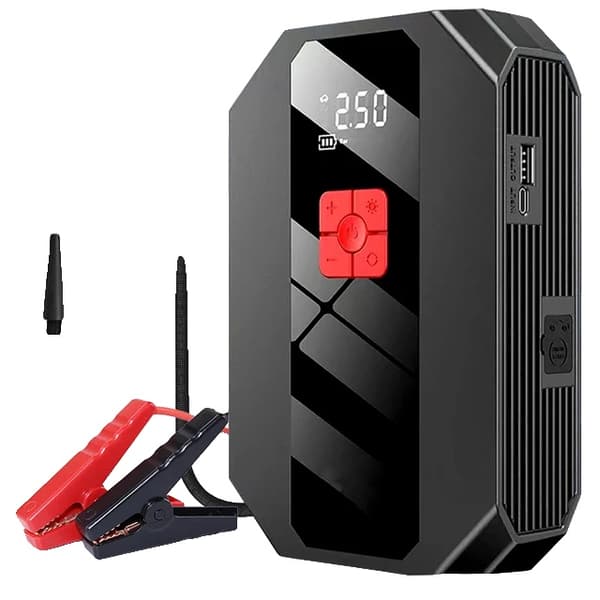 Bærbar Bil Jump Starter, 26800mAh Batteri, 1200A Spidsstrøm,26800mAh 1200A