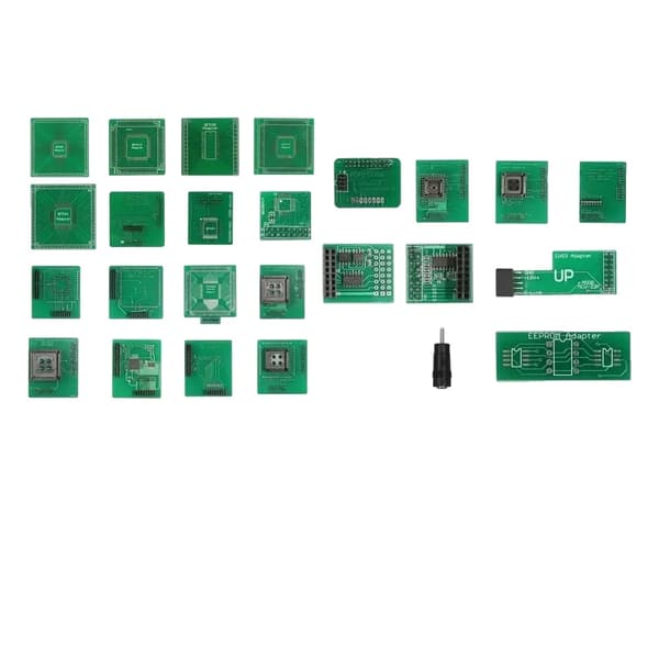 X-PROG ECU Programmer Adaptrar, CE-certifierade, kompatibla med V6.12/V6.17/V6.26/V6.50,Endast adaptrar