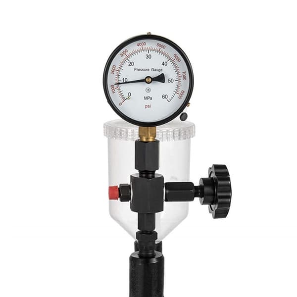 Dieselinsprutartester, Analogdisplay, 50-99 PSI Område, Kompakt Urstorlek