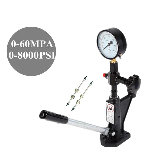 Dieselinsprutartester, Analogdisplay, 50-99 PSI Område, Kompakt Urstorlek