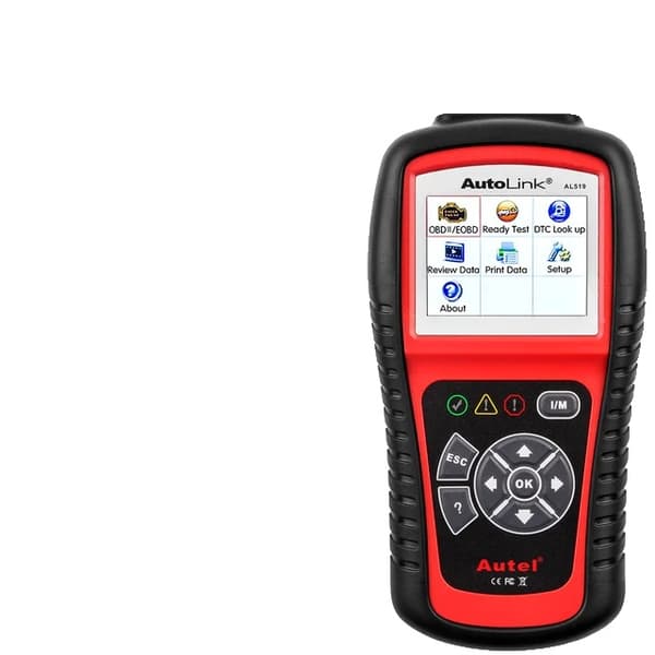 OBD2 Scanner, Fuld OBDII/EOBD Auto Diagnose, En-Klik I/M Klarhed Nøgle, AL519, Svensk