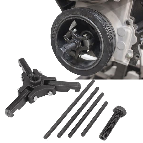 Ratrykkehjul Trækker, Harmonisk Balancer Gear, Krumtapaksel Værktøjssæt, 6PCS