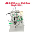 Miniatyrbild 2 av 2: LED BDM-ram, rostfritt stålkonstruktion, 22 st fulla adaptrar., Metall LED BDM RAM