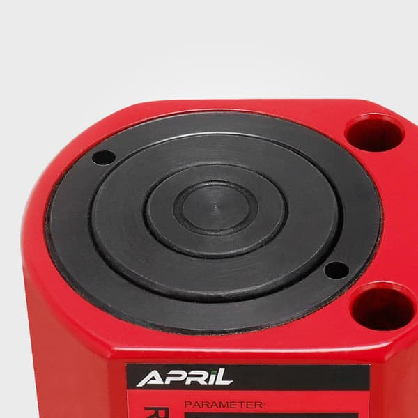 Hydraulisk cylinder med kapacitet på 10T, precision arbetsresor på 21mm, anpassningsbar design.