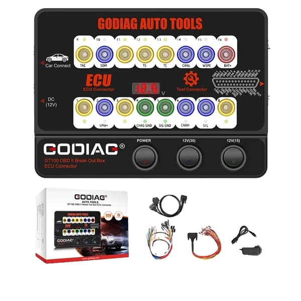 ECU-liitin, OBDII-murtopalikka, testialusta, GT100 EU 220V