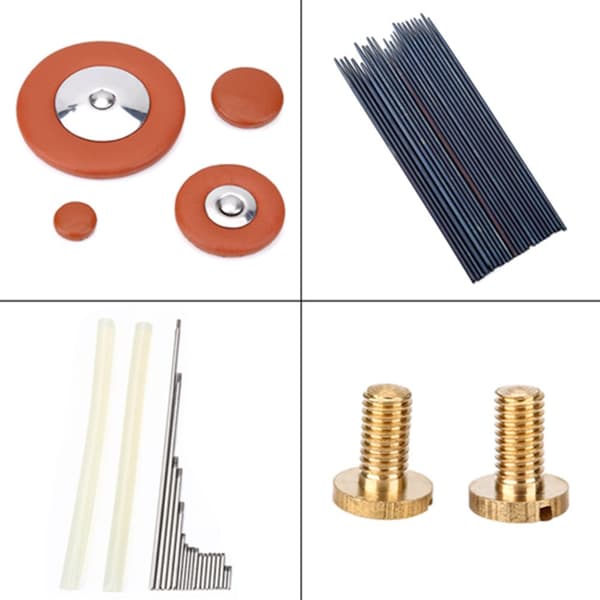 Altsaxofon Reparationsverktyg Set, Inkluderar Skruvar, Kuddar och Muttrar