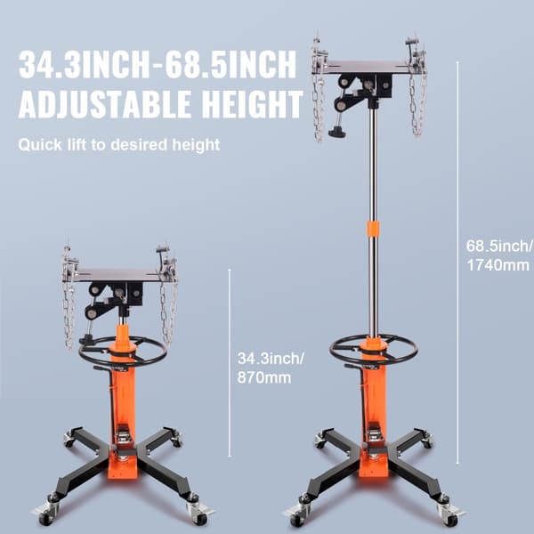 Siirtojack, hydraulinen nostaminen, säädettävä satula