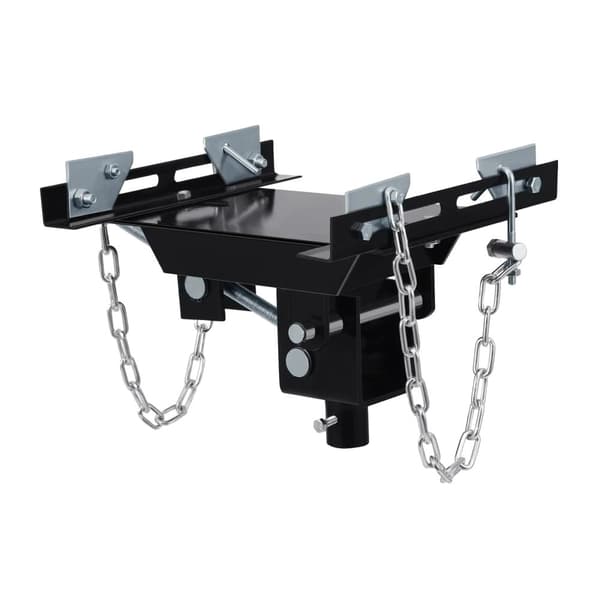 Transmission Jack Adapter, Justerbara sadelgussar, Säkerhetskedjor,svart