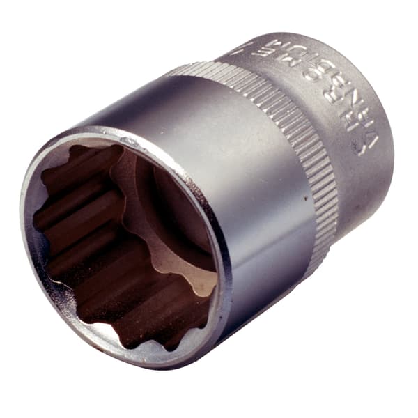 Hylsnyckel för 12-punktsskruvar, 30 mm, 1/2 KS Tools