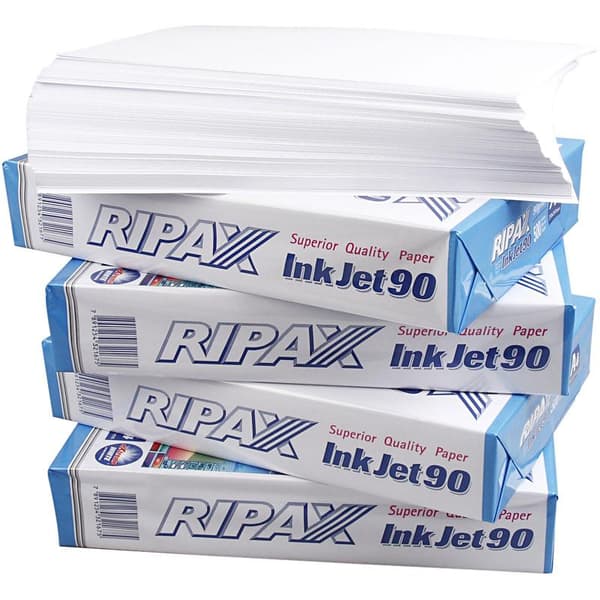 Kopieringspapper A4 - 80 g - Vitt - 2500 ark