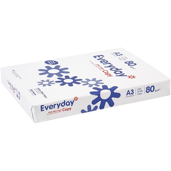Kopieringspapper A3 - 80 g - Vitt - 500 ark