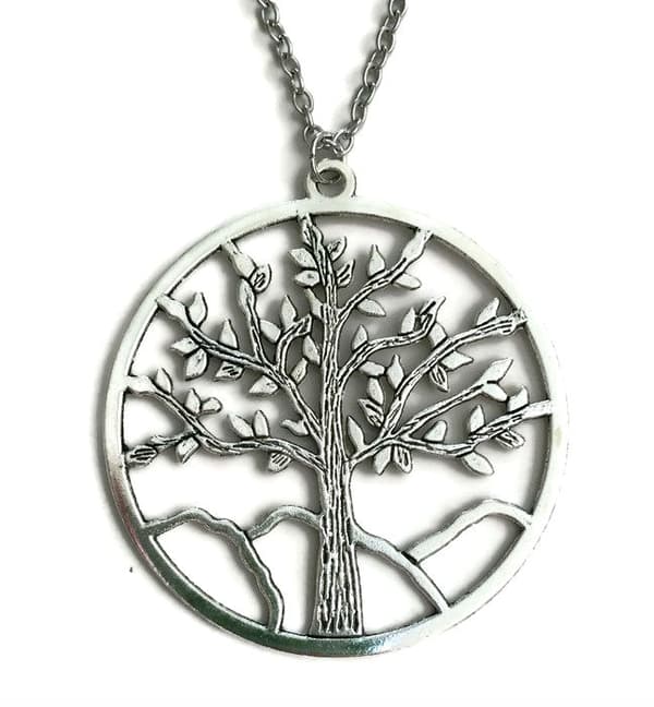 Necklace/Kaulakoru - Tree of Life - Silver - Large