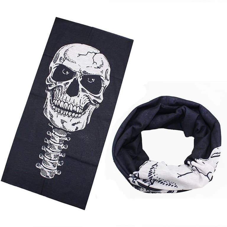 Sjal/Scarf Dödskalle