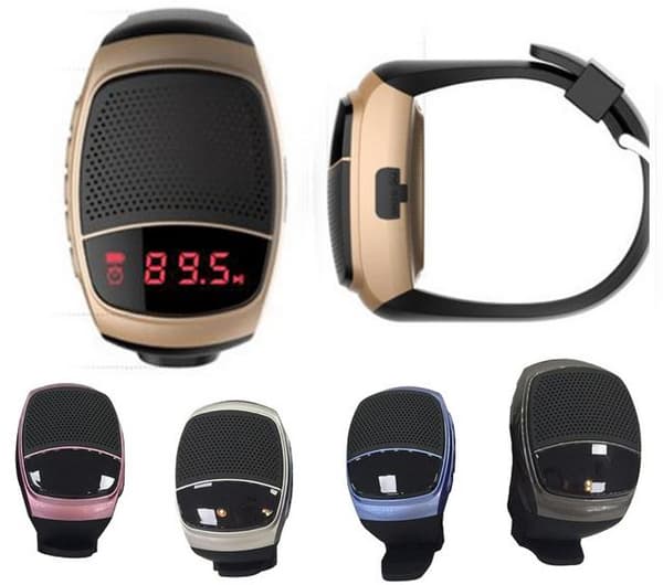 Sportklocka med minihögtalare och Fm radio  B90 Pink
