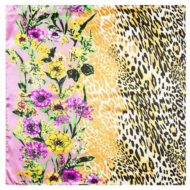 Scarf / Sjal Gold Leopard