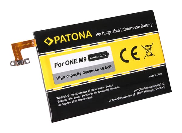 Batteri för HTC One M9 B0PGE100 2840mAh