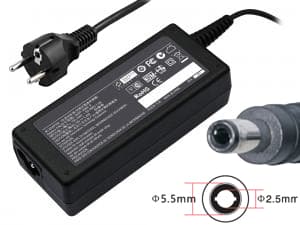 Laddare 19V 3.95A 75W 5.5x2.5mm