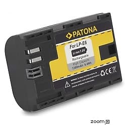 Batteri för Canon LP-E6 1300mAh 7.2V