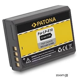 Batteri för Canon LP-E10 860mAh 7.4V