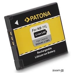 Batteri för Canon NB-11L 550mAh 3.6V