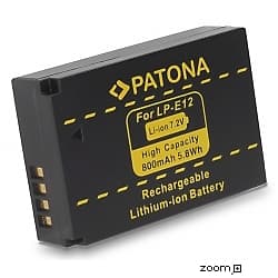 Batteri för Canon LP-E12 800mAh 7.2V