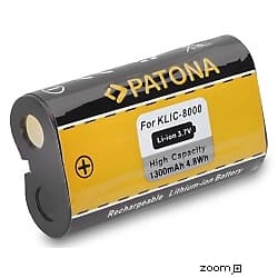 Batteri för Kodak Klic 8000 1300mAh 3.7V