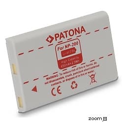 Batteri för Minolta NP200 650mAh 3.6V