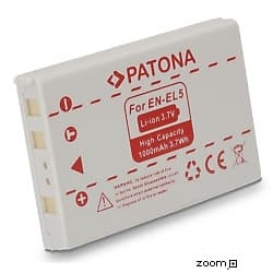 Batteri för Nikon EN-EL5 1000mAh 3.7V