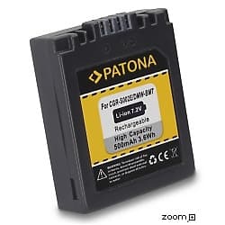 Batteri för Panasonic DMW-BM7 500mAh 7.2V